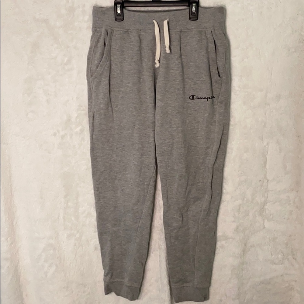 Mens Champion gray joggers